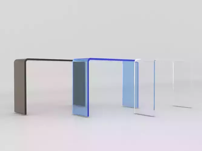 Clear Morrigan Acrylic Console Table