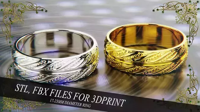 Ornament Ring for 3d Print 3D print model