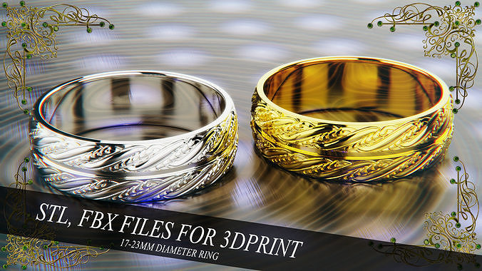 Ornament Ring for 3d Print 3D print model