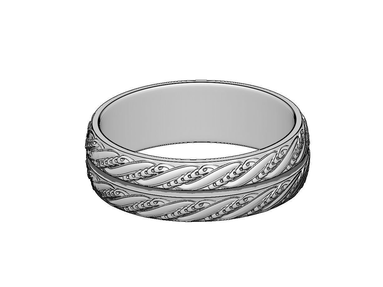 Ornament Ring for 3d Print 3D print model_8