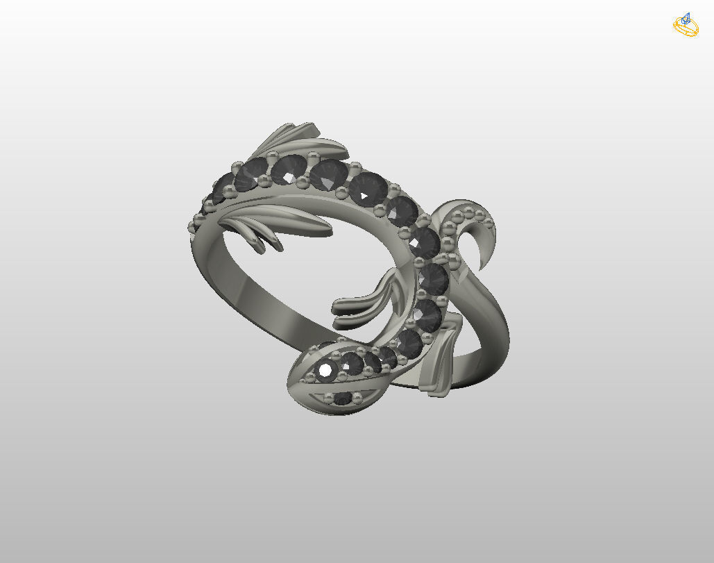 Ring lizard 3D print model_39
