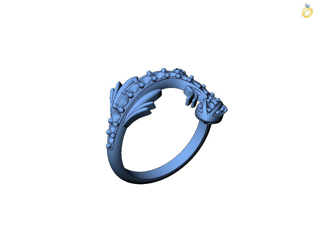 Ring lizard 3D print model_44