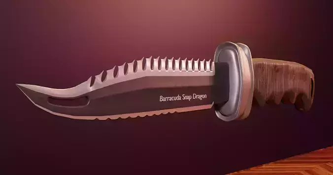 HUNTING KNIFE BARRACUDA SNAP DRAGON