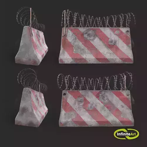 Barricade barbed wire