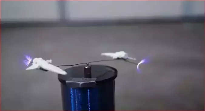 Ionwind Thruster assisted helicopter Rotor - Concept 3D model