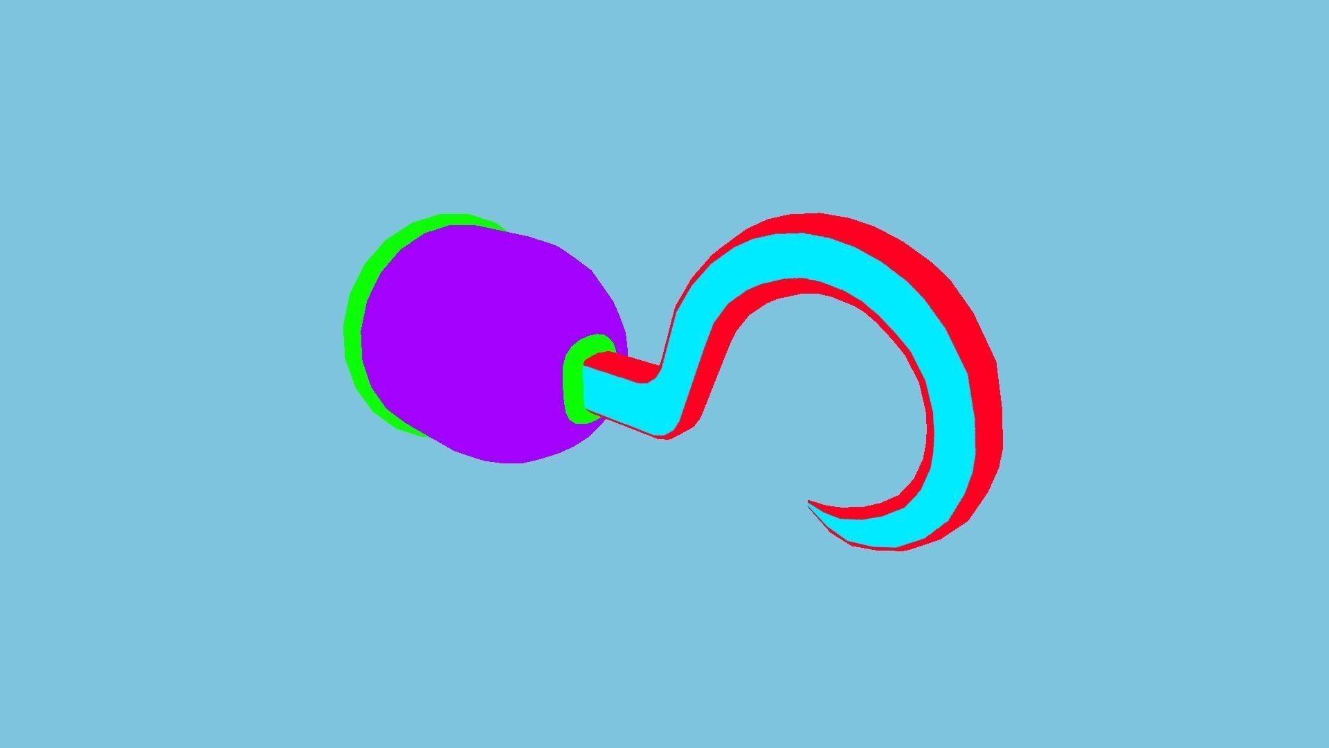 Pirate Hook A2 - Rusted Old - Character Design Fashion Low-poly 3D model_12