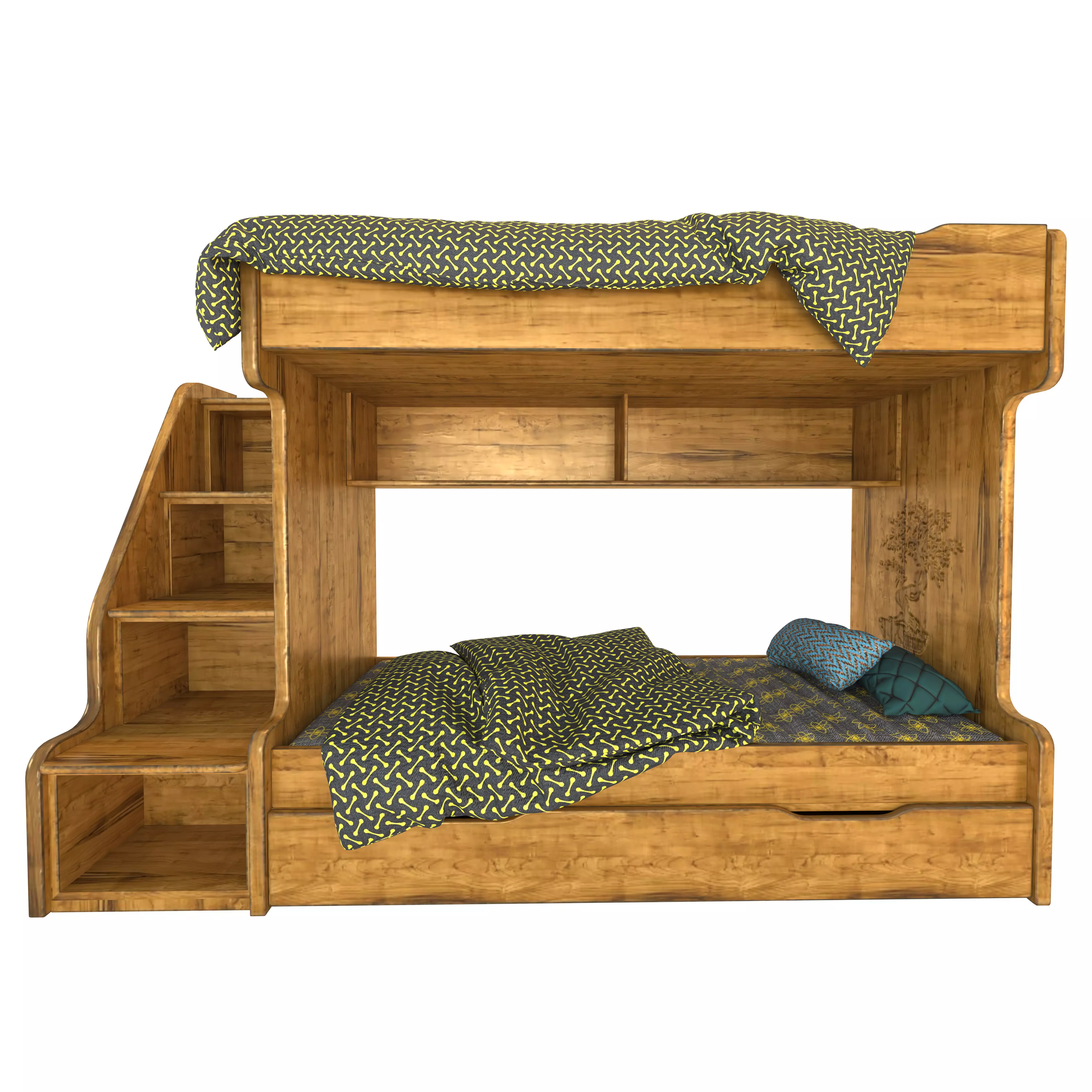 childern bed Free 3D model
