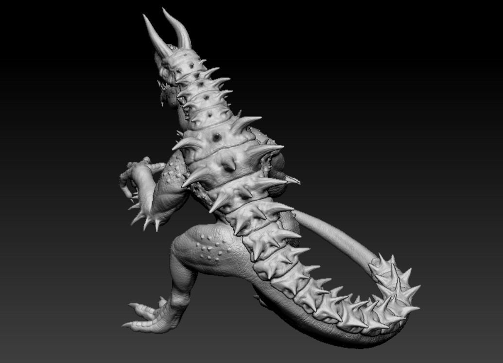 Tarrasque - 3D Print saber-toothed tyrannosaurus action figure 3D print model_2