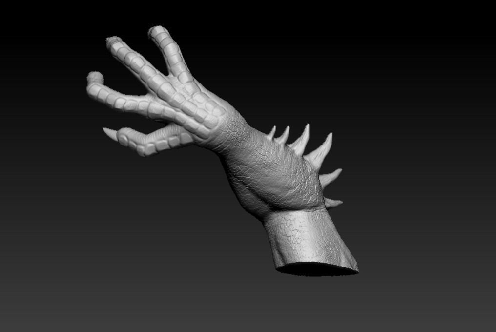 Tarrasque - 3D Print saber-toothed tyrannosaurus action figure 3D print model_3