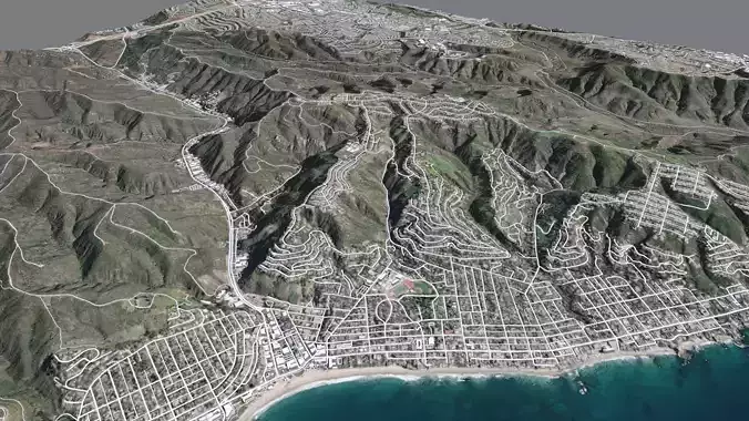 Cityscape Laguna Beach California USA 