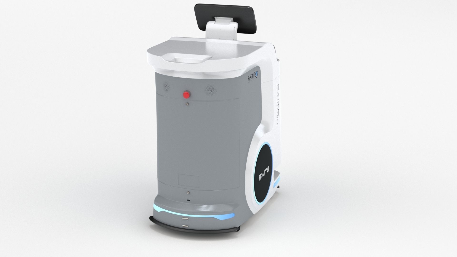 Saite Hospital Delivery Robot 3D model_27