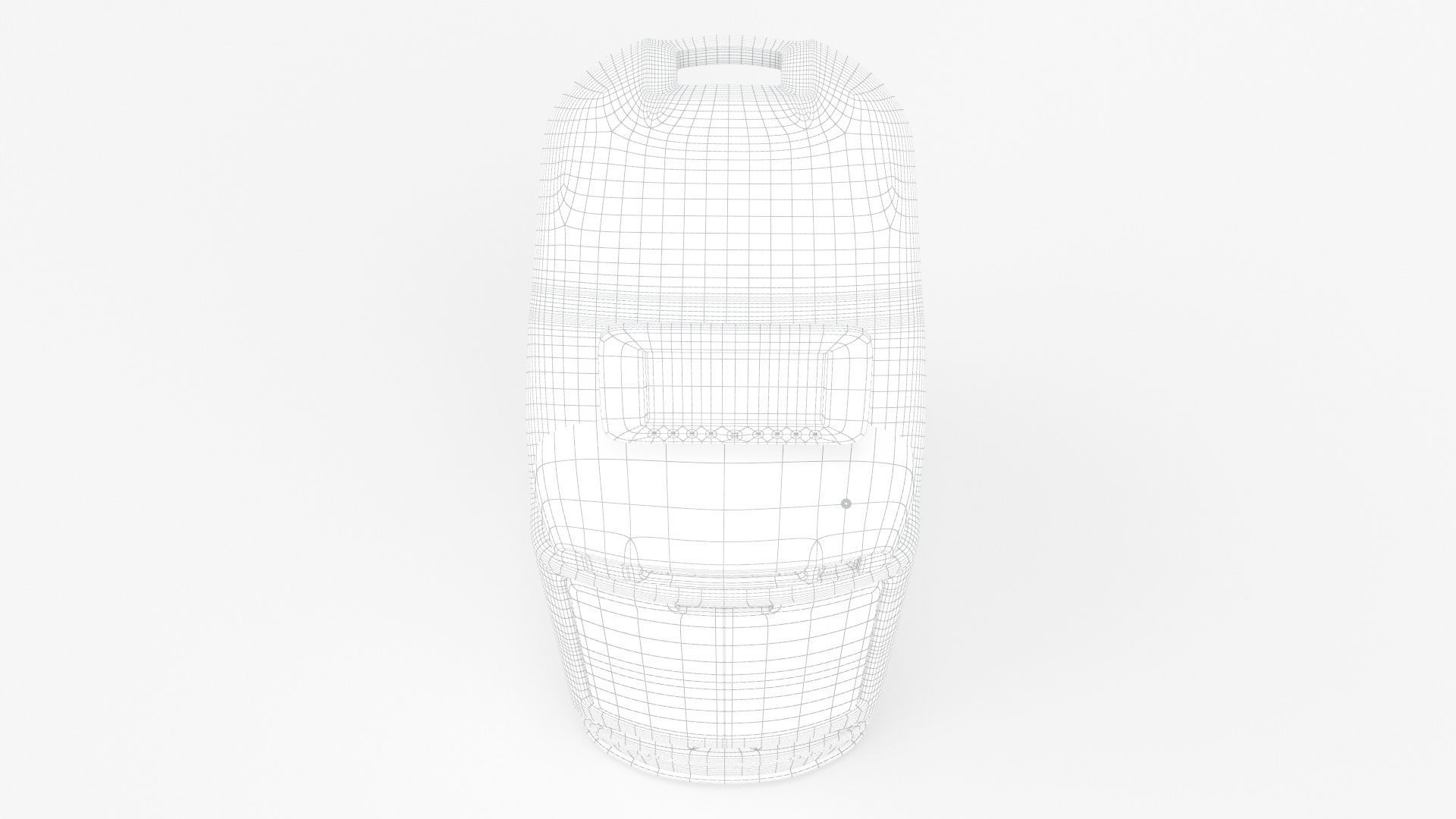 Saite Hospital Delivery Robot 3D model_18