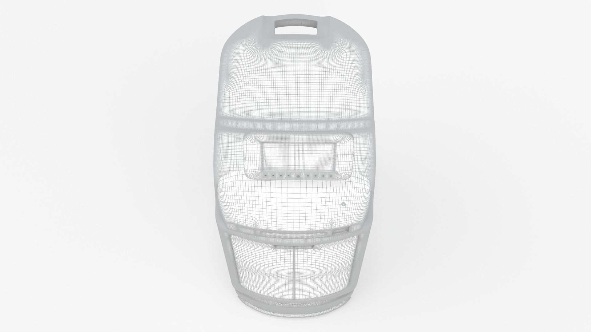 Saite Hospital Delivery Robot 3D model_19