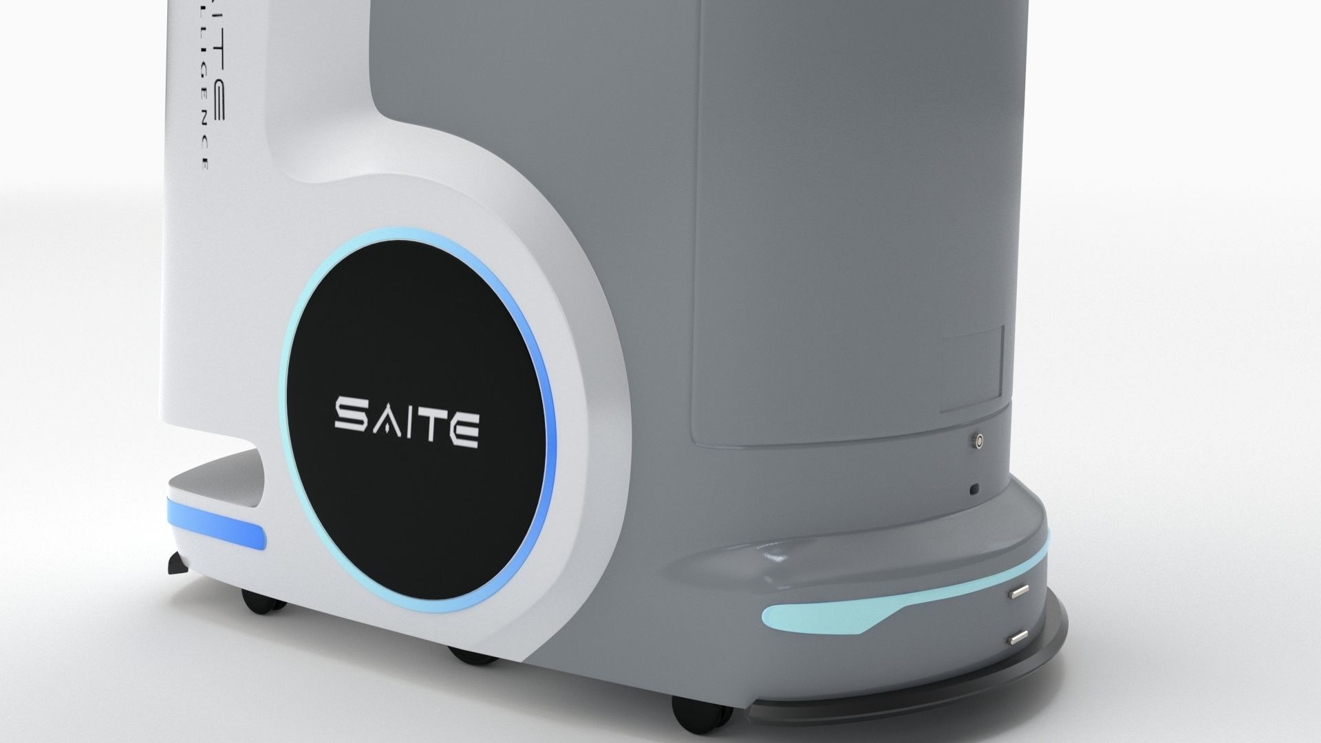 Saite Hospital Delivery Robot 3D model_4