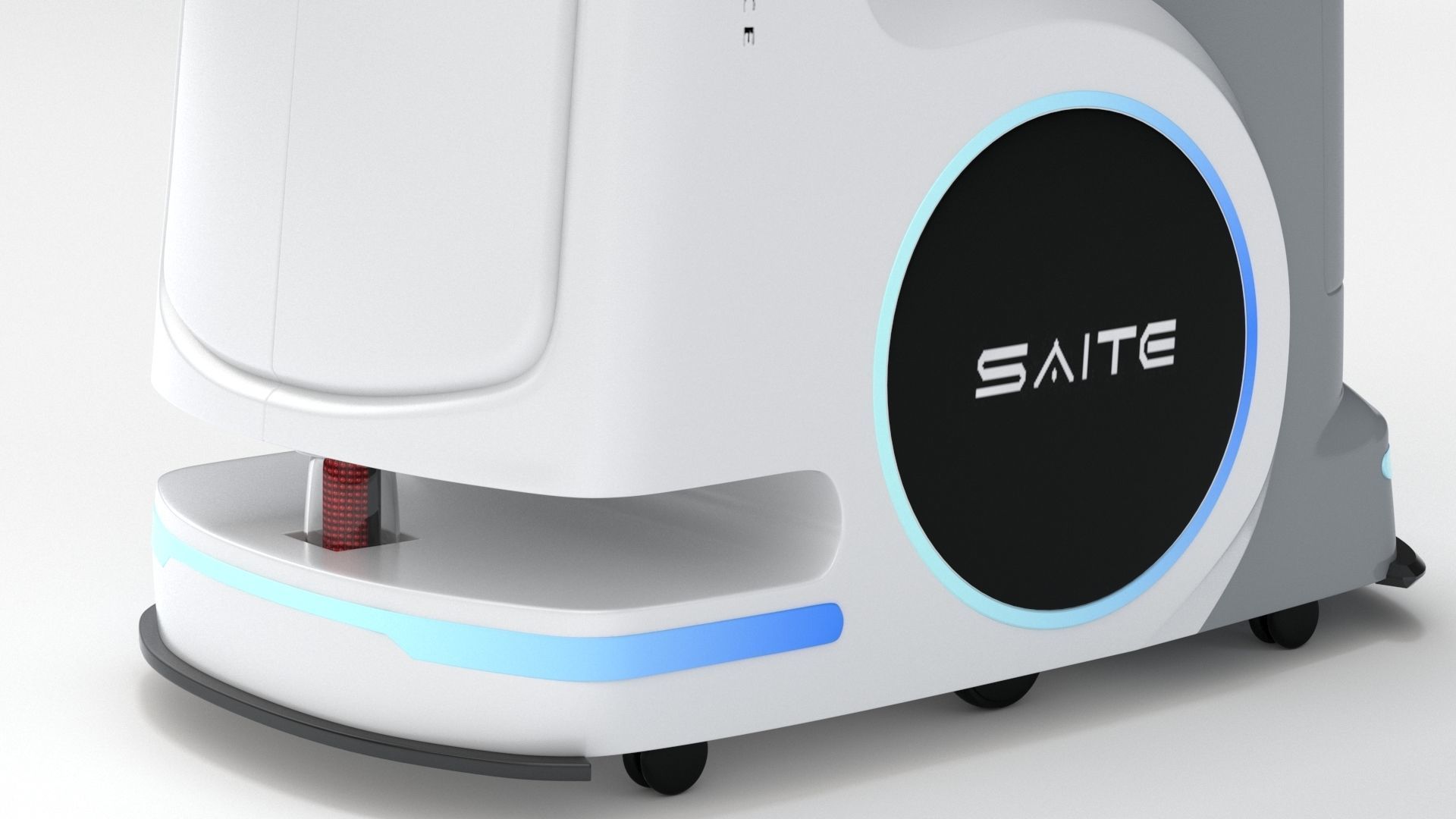 Saite Hospital Delivery Robot 3D model_3