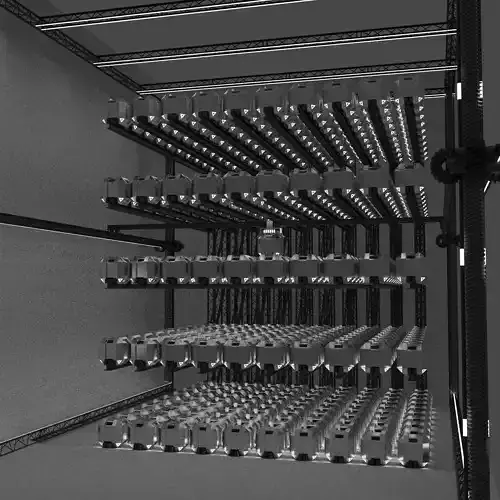 sci-fi box and storage system 3D model