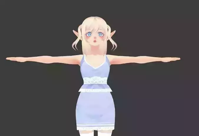 3d anime character c6