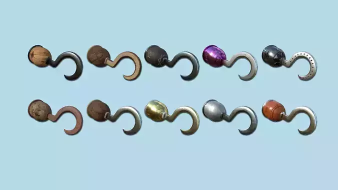 10 Pirate Hook Collection - Character Design Fashion 