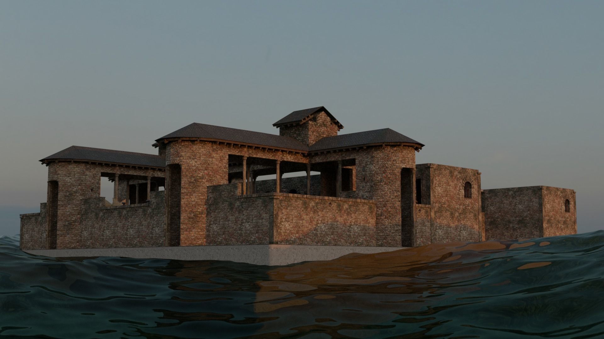 Fort Rock - Asset Pack Low-poly 3D model_2