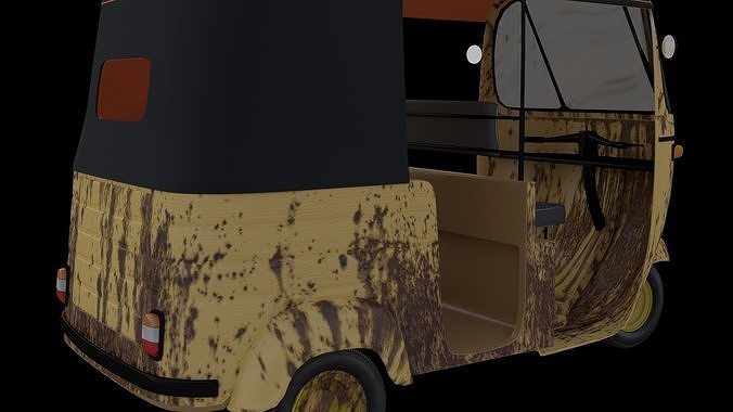 Tricycle tuk tuk 3D model