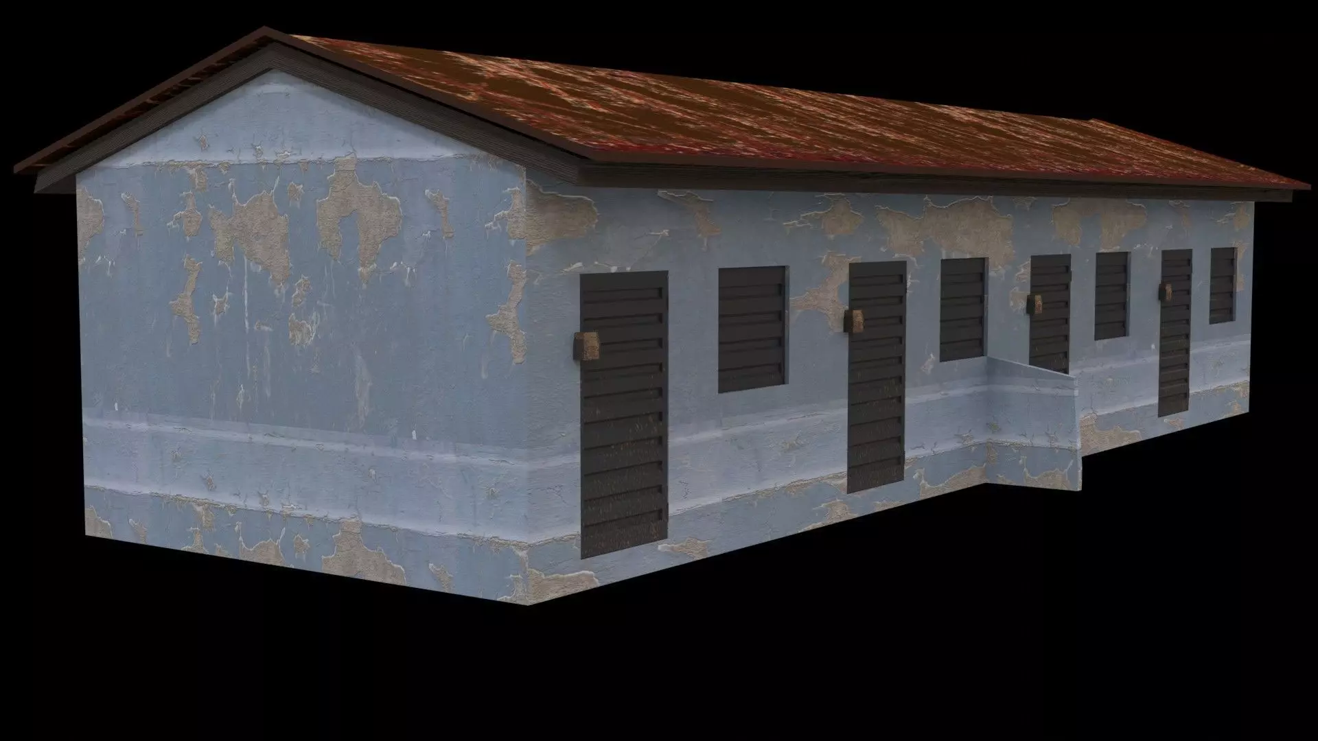 Trees and Bushes 3D model_1