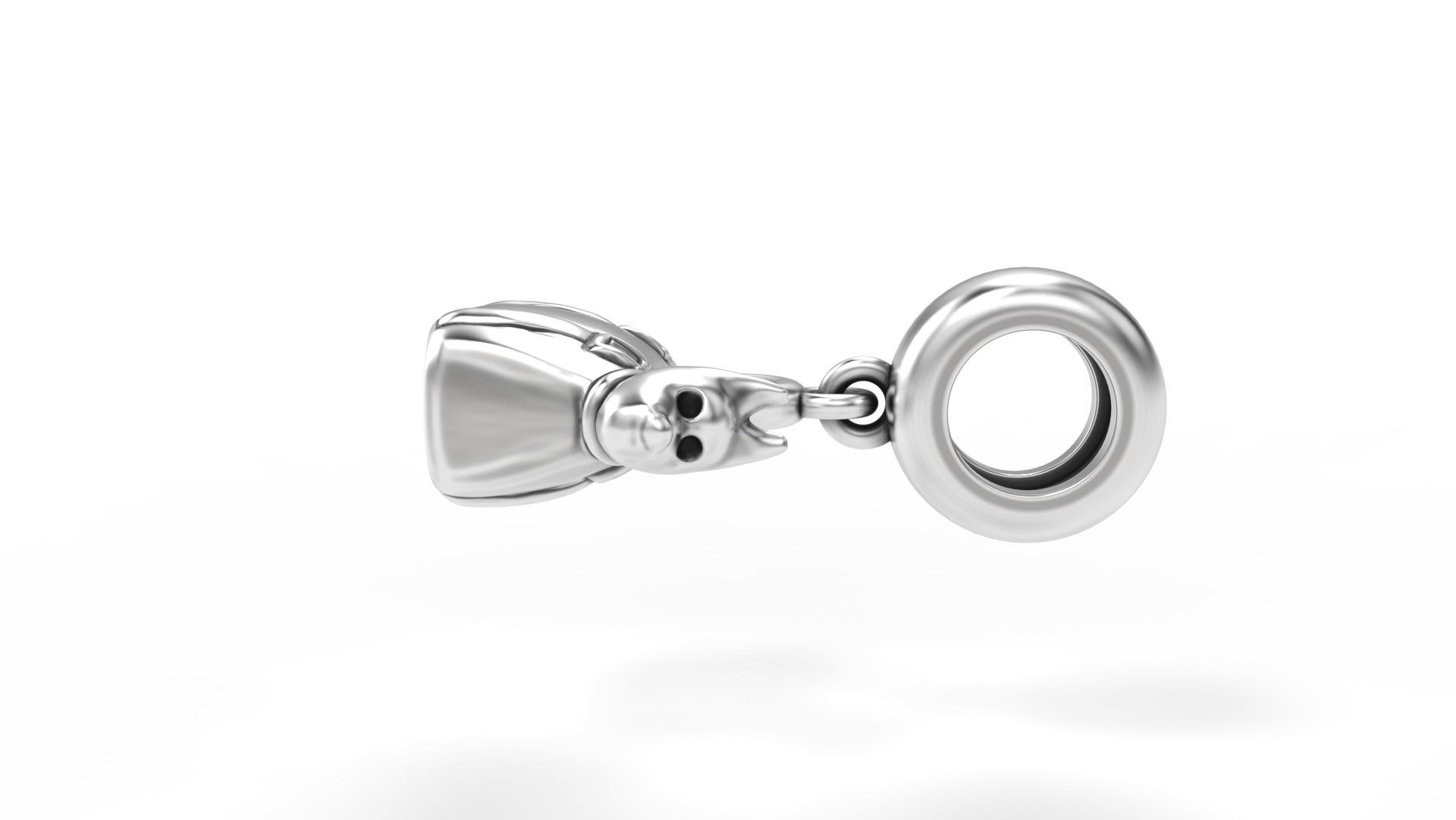 Bag with Dog Charm 3D print model_4