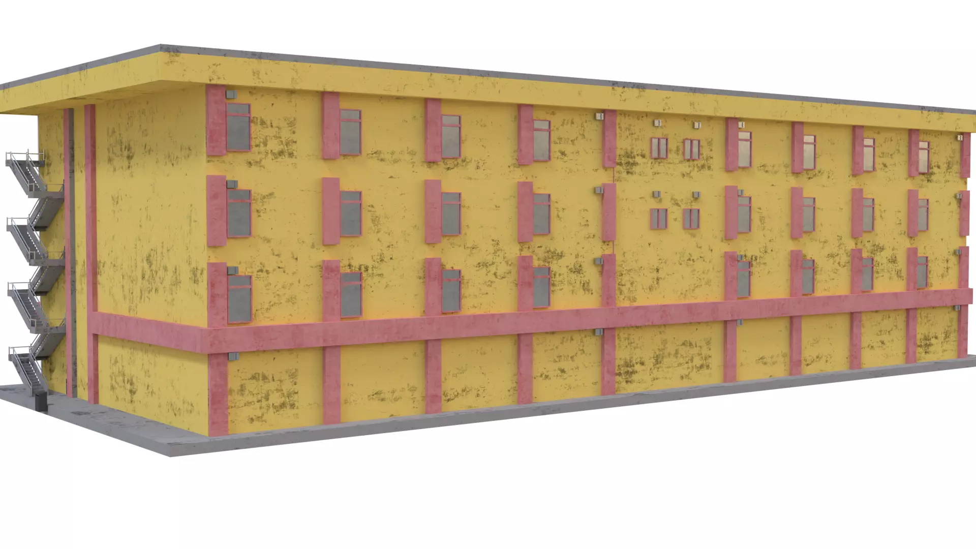 School building 3D model_0