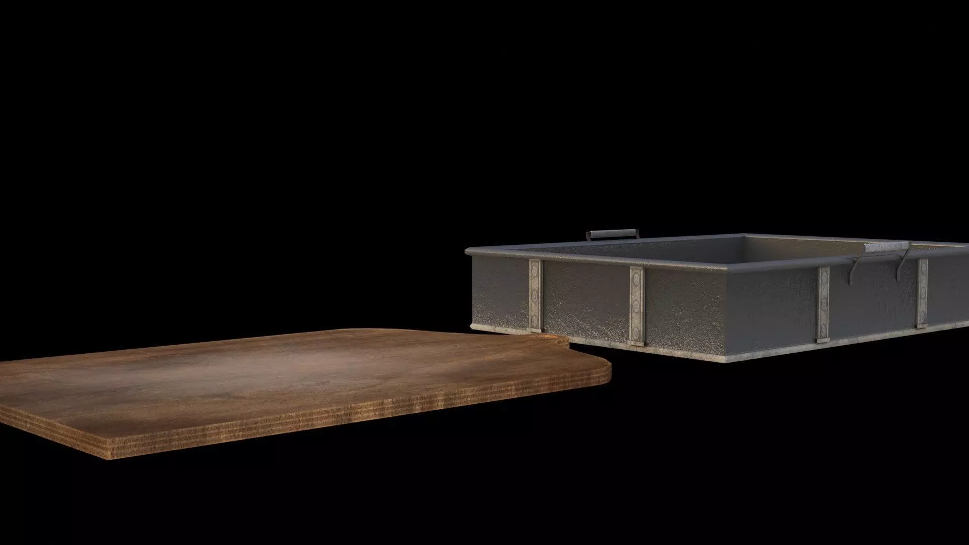 Kitchen utensils 3D model_0