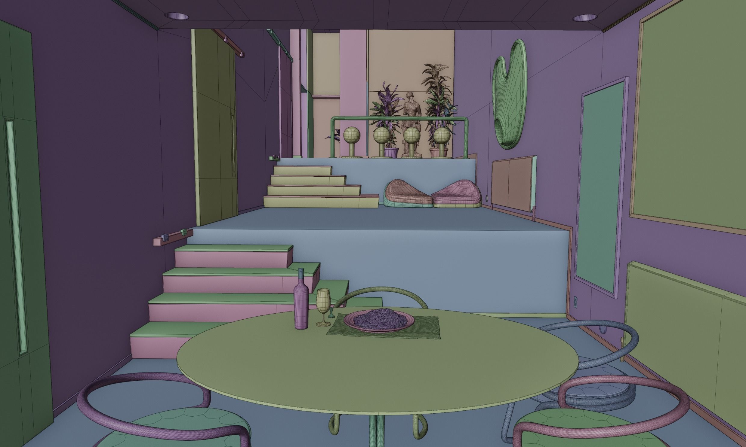 HOUSE from Clockwork Orange 3D model_4