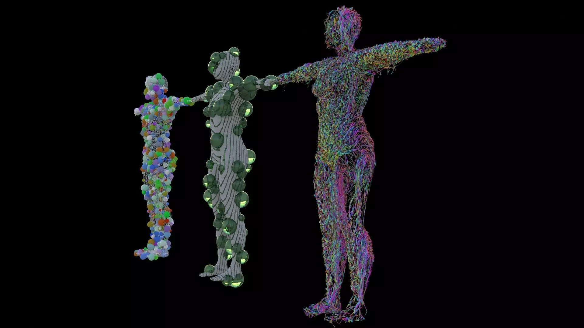 Female models 3D model_0