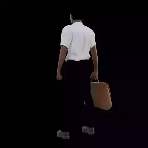 Man with a suitcase