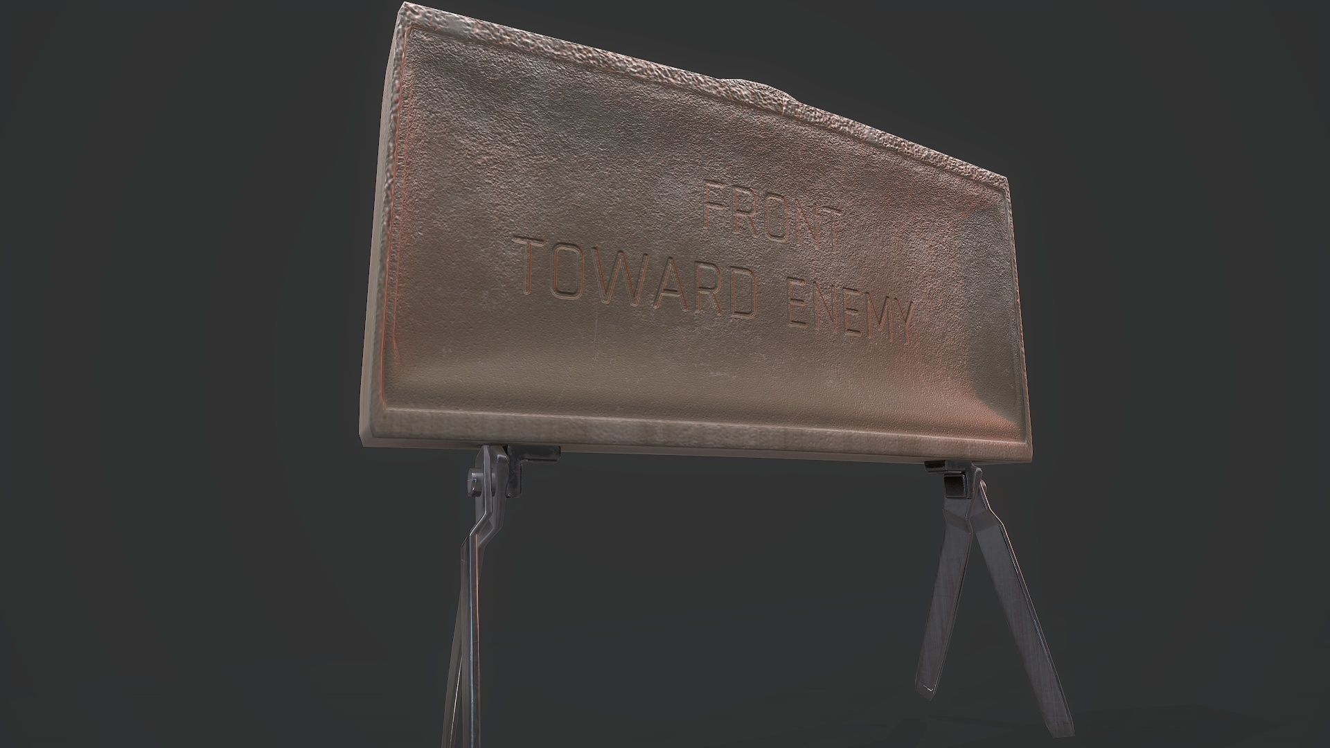 Claymore Grenade - Models and Textures Low-poly Low-poly 3D model_2