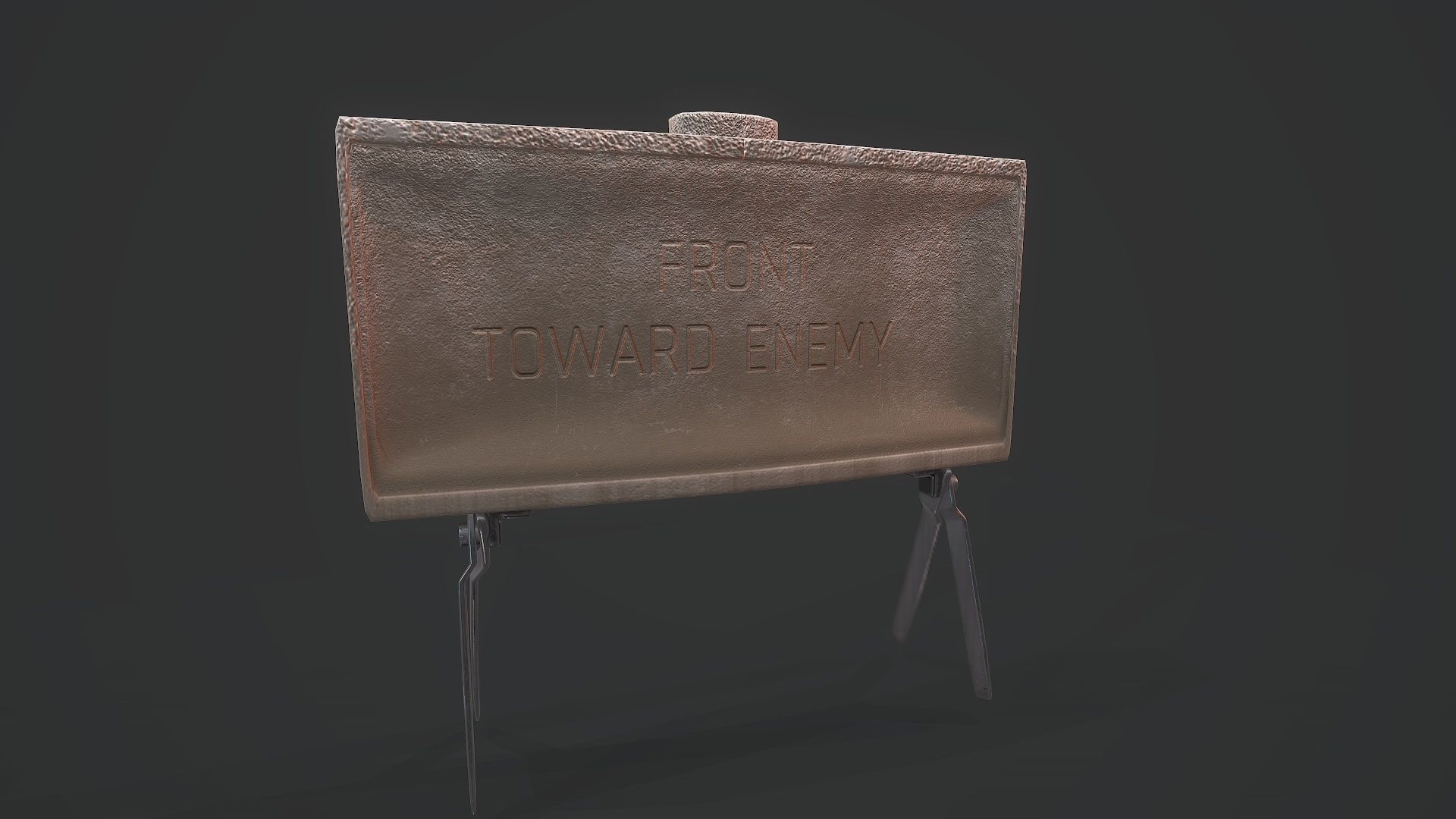 Claymore Grenade - Models and Textures Low-poly Low-poly 3D model_1