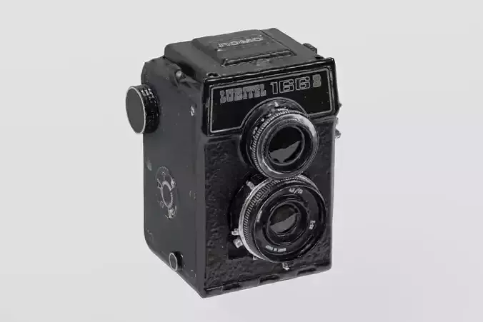 Vintage Box Camera Lomo photogrammetry scan PBR 4K textures