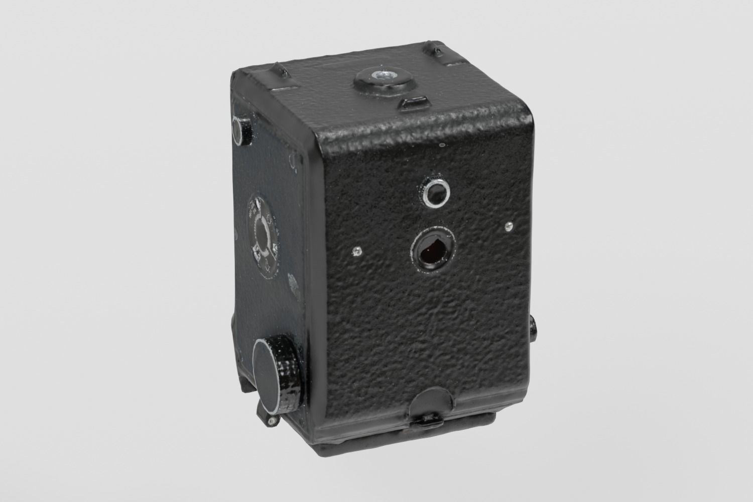 Vintage Box Camera Lomo photogrammetry scan PBR 4K textures Low-poly 3D model_9