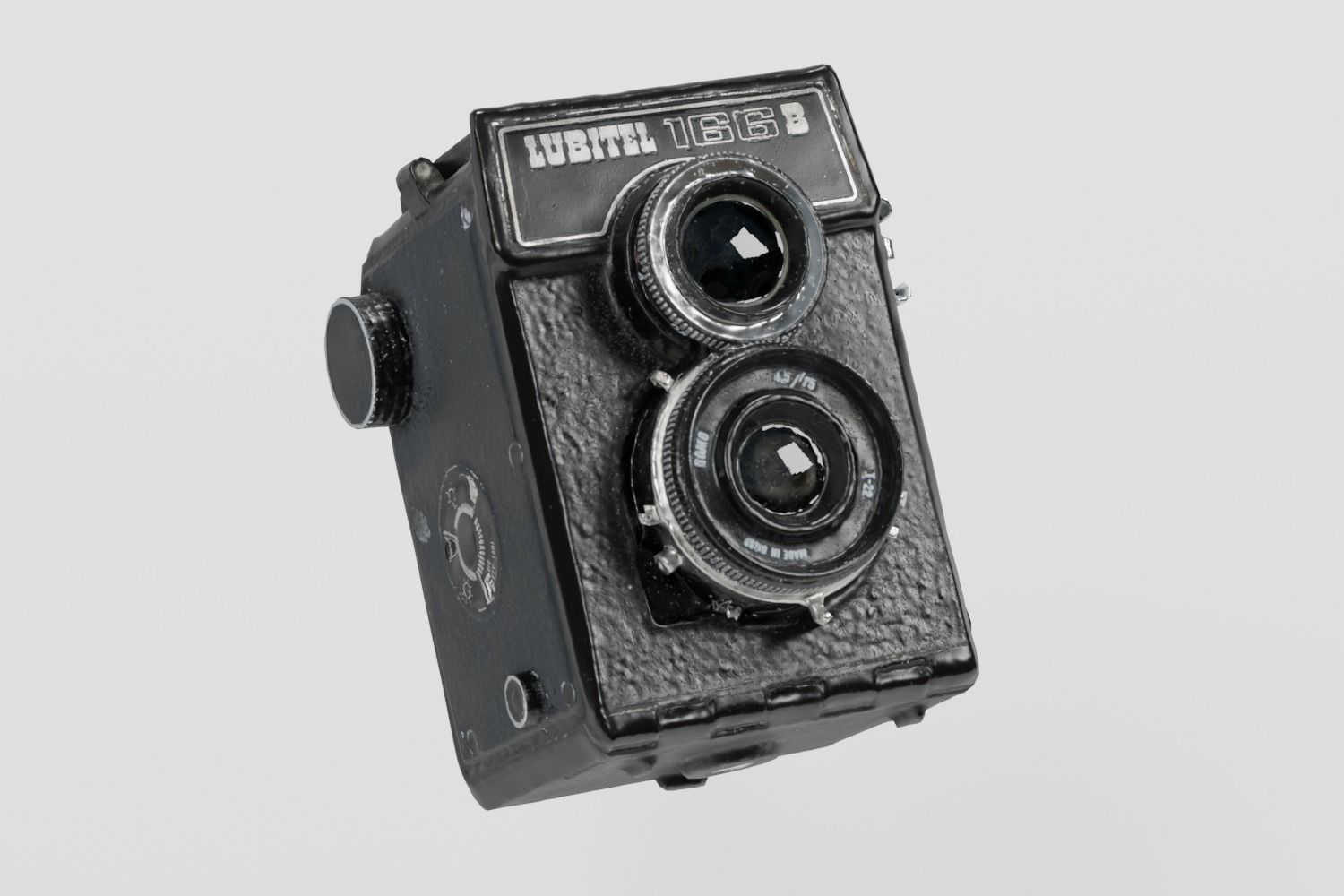 Vintage Box Camera Lomo photogrammetry scan PBR 4K textures Low-poly 3D model_2