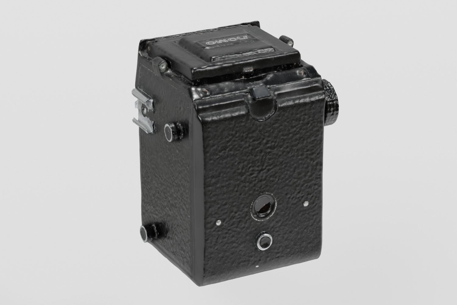 Vintage Box Camera Lomo photogrammetry scan PBR 4K textures Low-poly 3D model_5