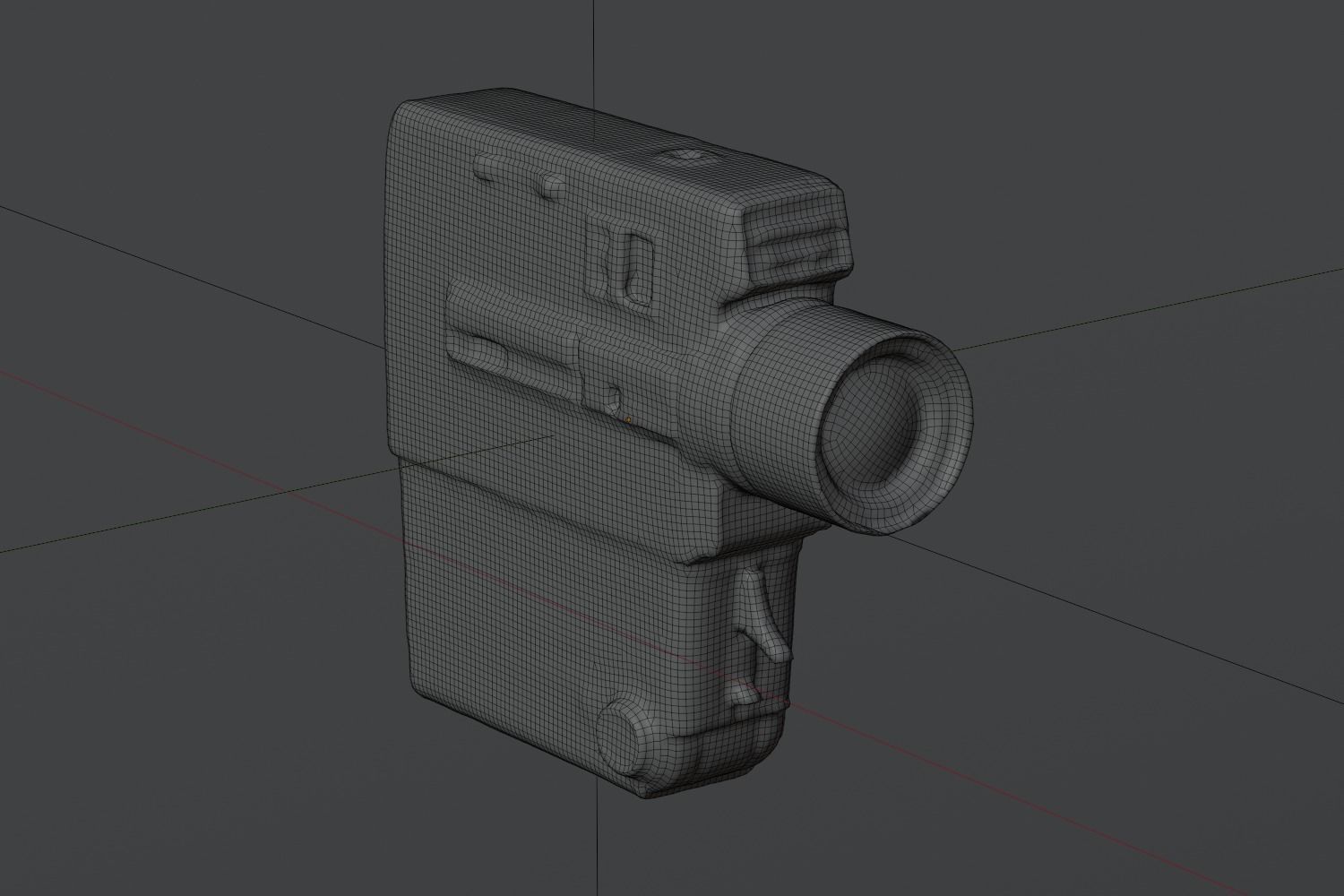 Vintage Super8 Camera Sankyo photogrammetry scan PBR 4K textures Low-poly 3D model_2