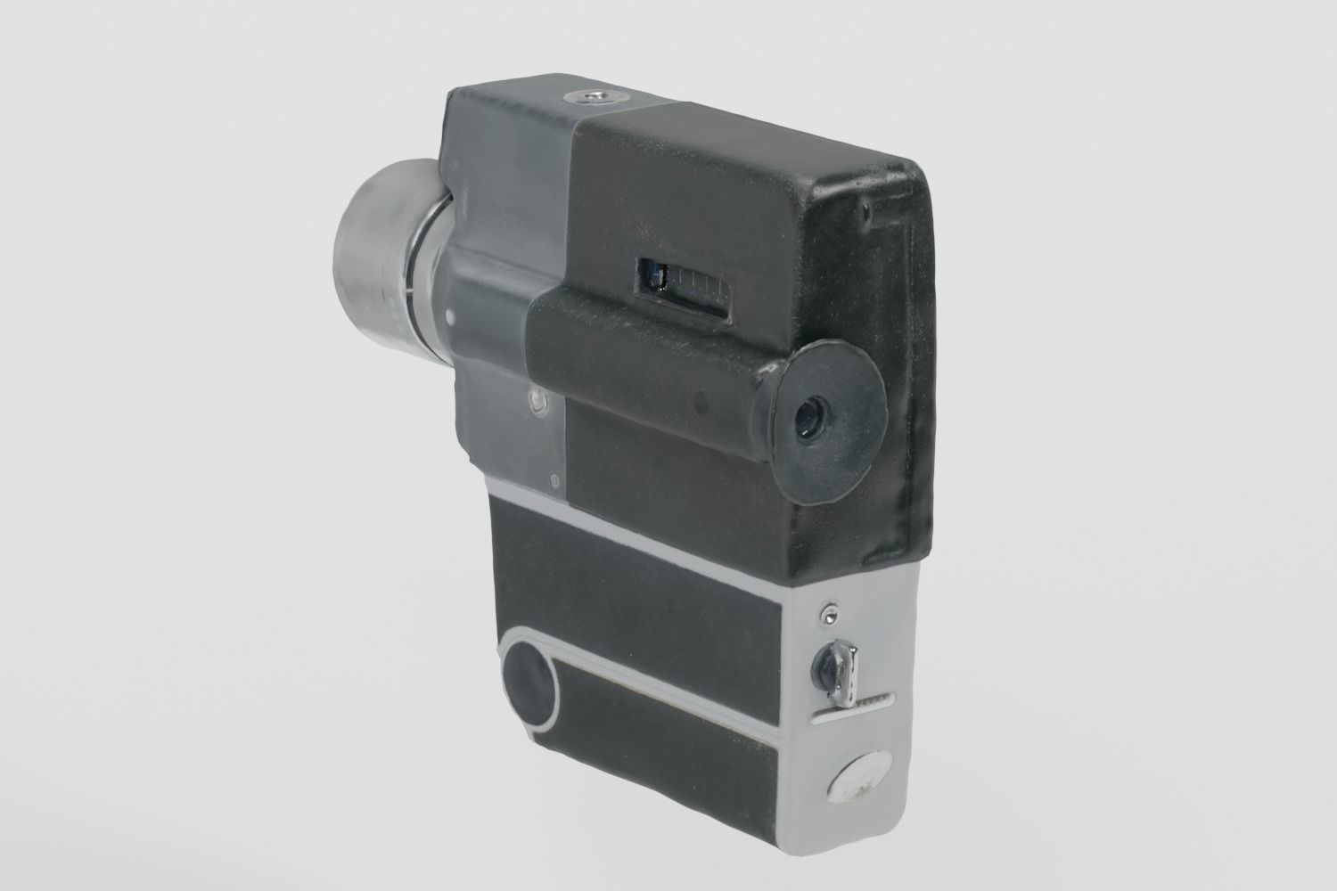 Vintage Super8 Camera Sankyo photogrammetry scan PBR 4K textures Low-poly 3D model_4
