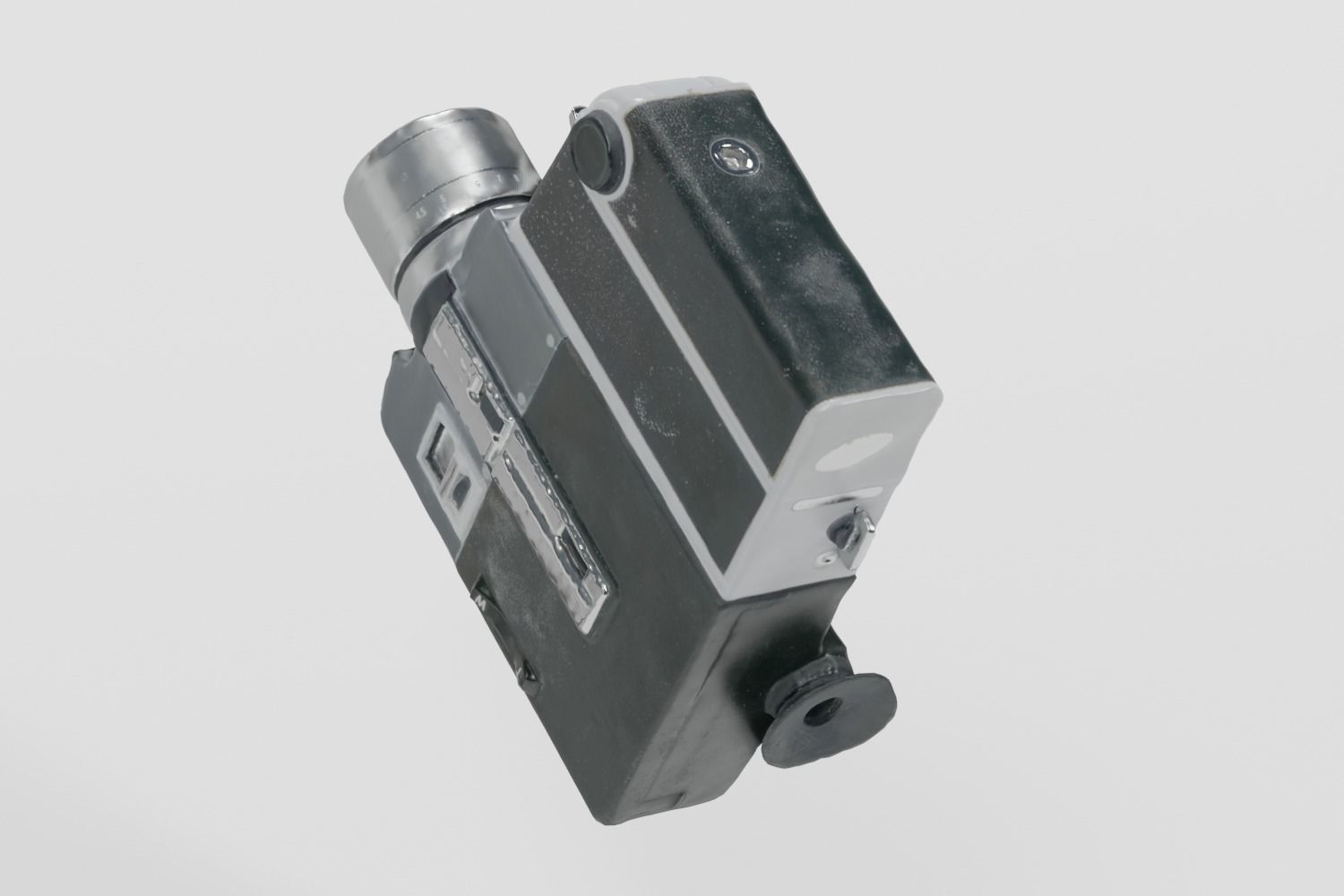 Vintage Super8 Camera Sankyo photogrammetry scan PBR 4K textures Low-poly 3D model_8