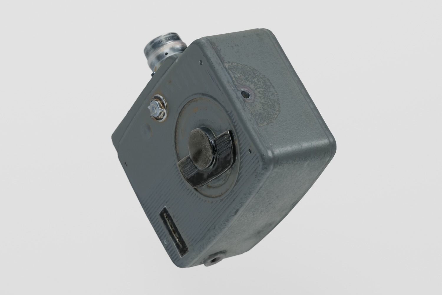 Vintage 8mm Cine Camera Cima photogrammetry scan PBR 4K textures Low-poly 3D model_7