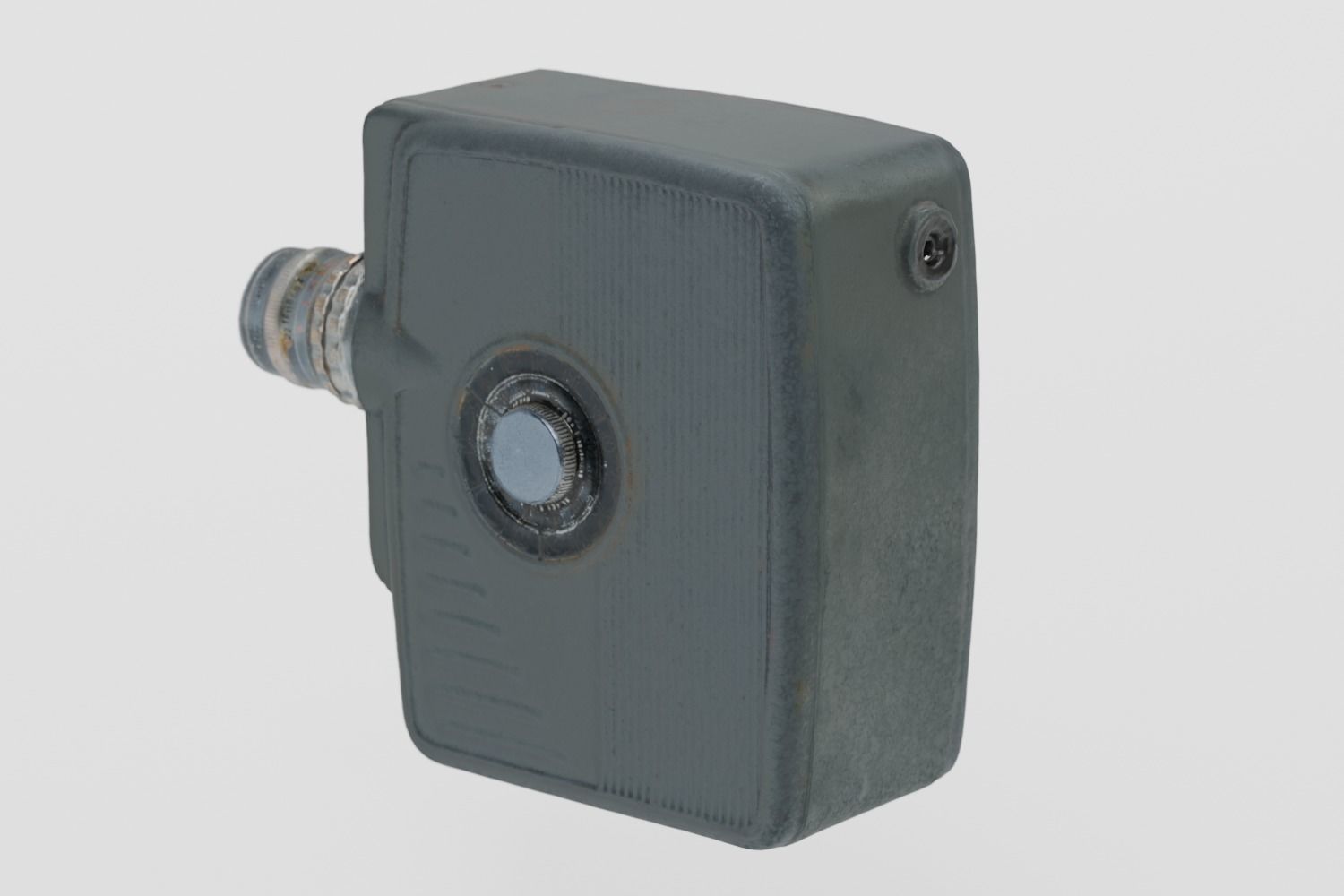 Vintage 8mm Cine Camera Cima photogrammetry scan PBR 4K textures Low-poly 3D model_3