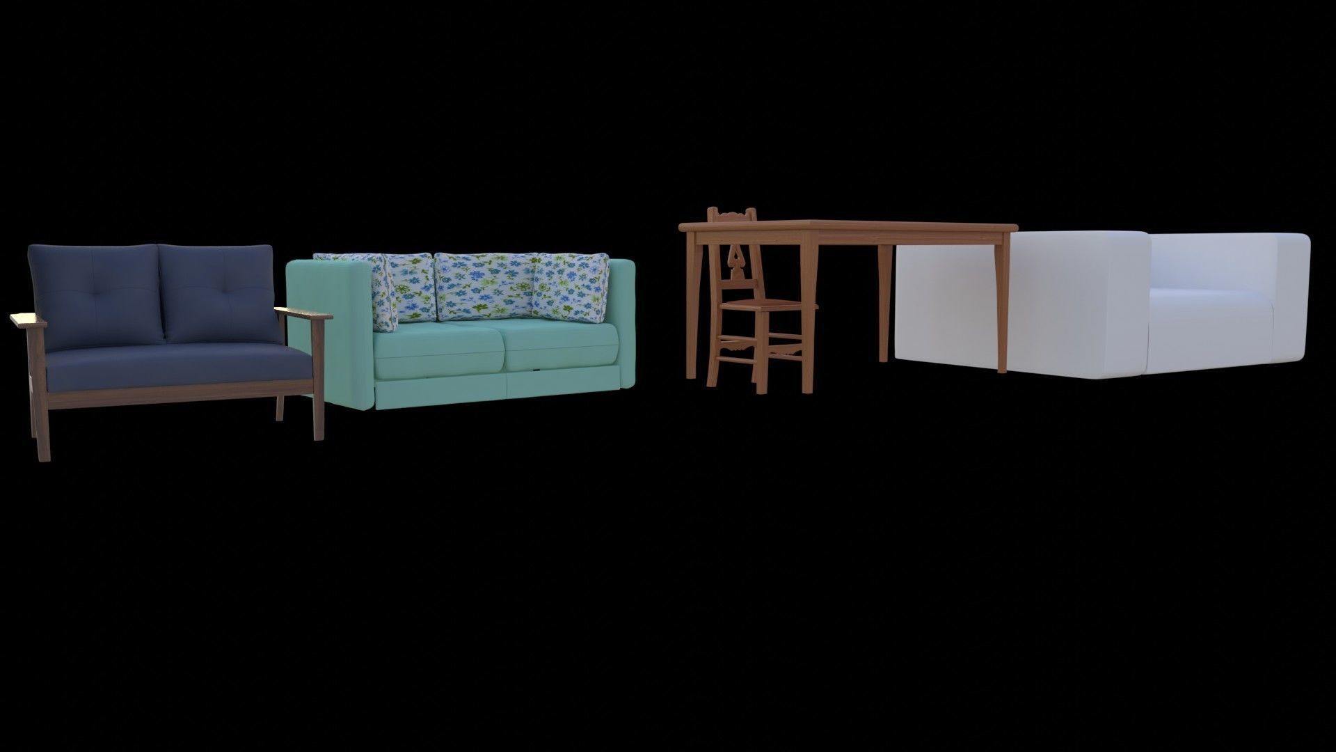 Home items 3D model_3