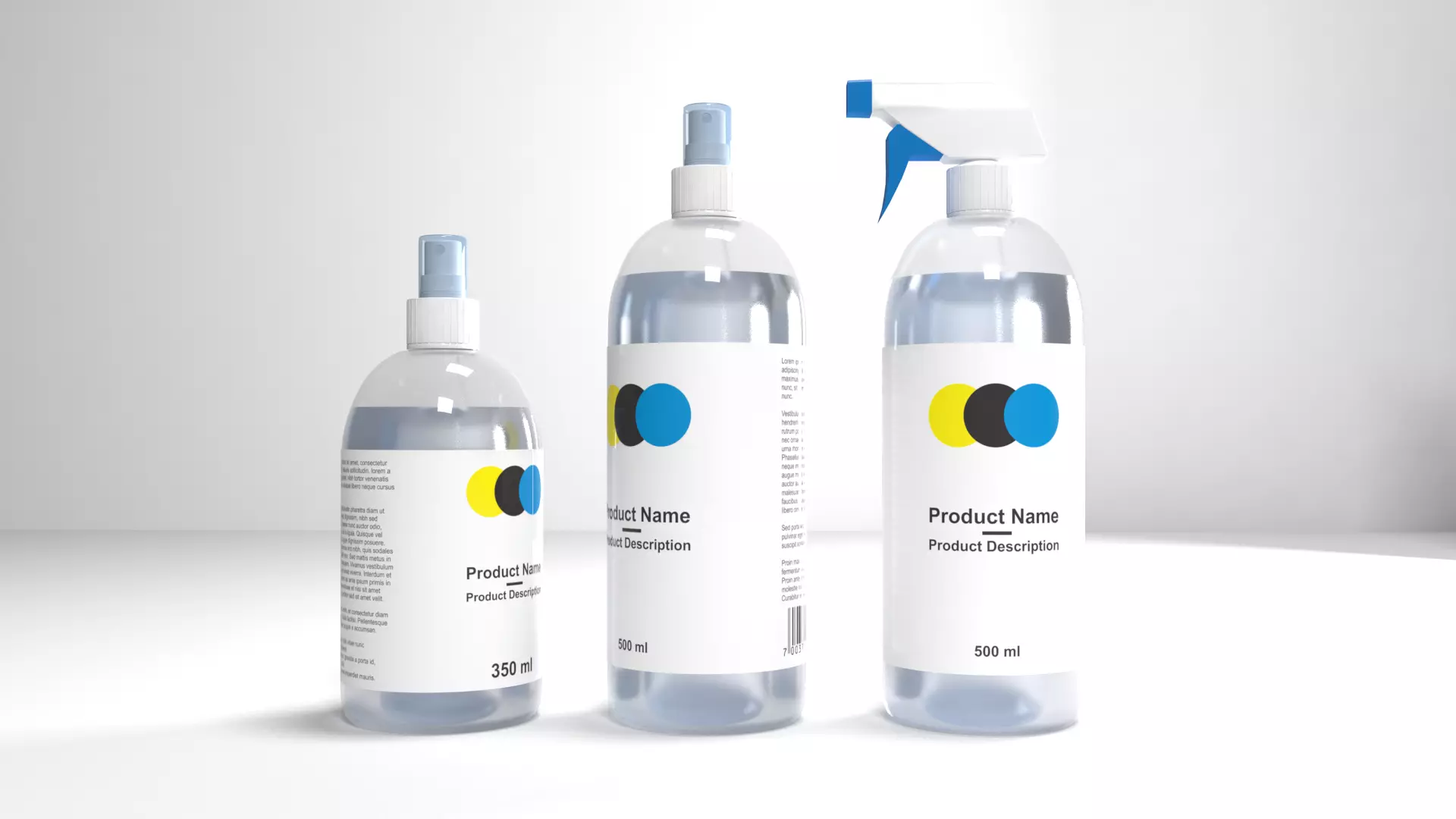 Generic Product 3D Mockup 3D model_0