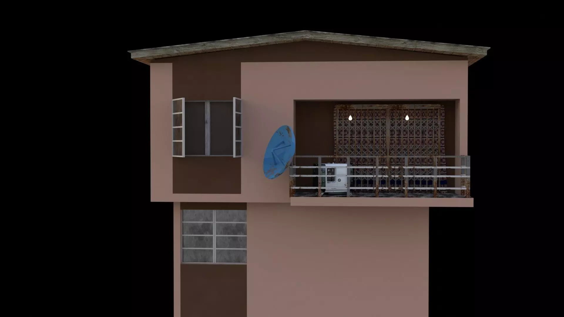 Small duplex 3D model_0