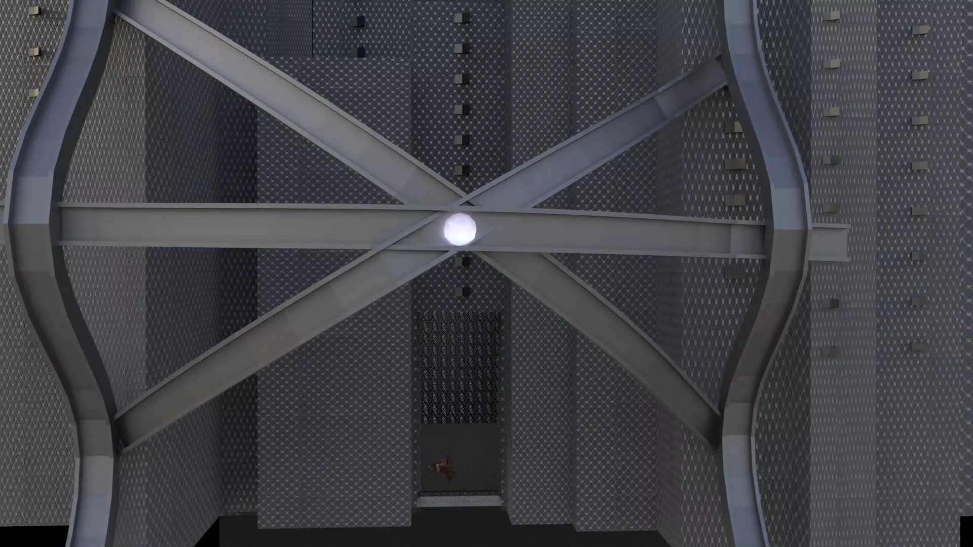 Guild futuristic skyscraper 3D model_0