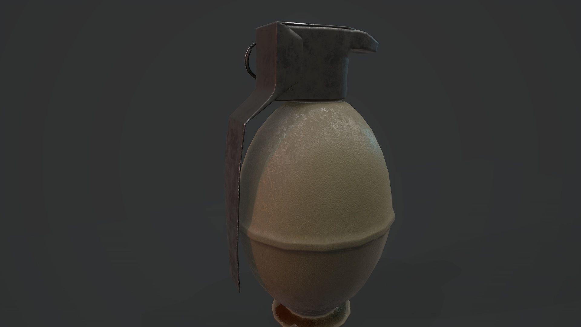 M61 Grenade - Models and Textures Low-poly Low-poly 3D model_4