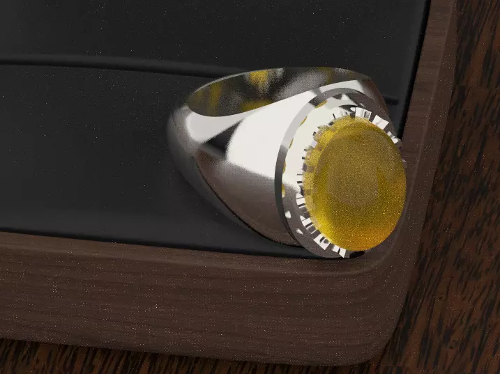 Man ring 3D print model_0