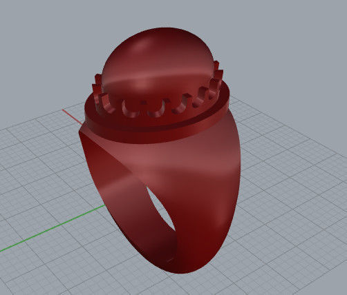 Man ring 3D print model_4