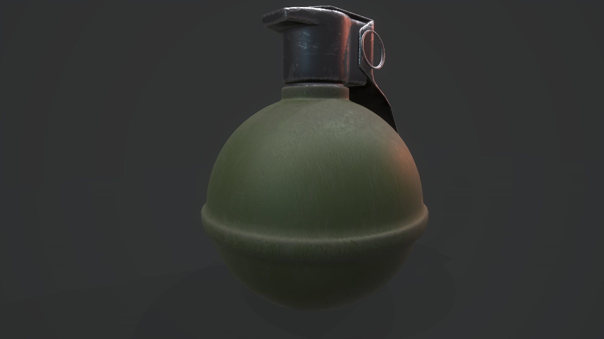 M67 - Grenade - Models and Textures Low-poly Low-poly 3D model_2